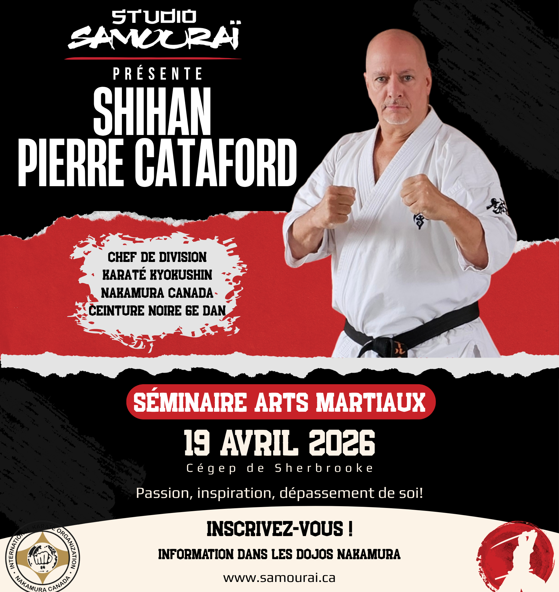 Lire la suite à propos de l’article Séminaire avec Shihan Pierre Cataford
